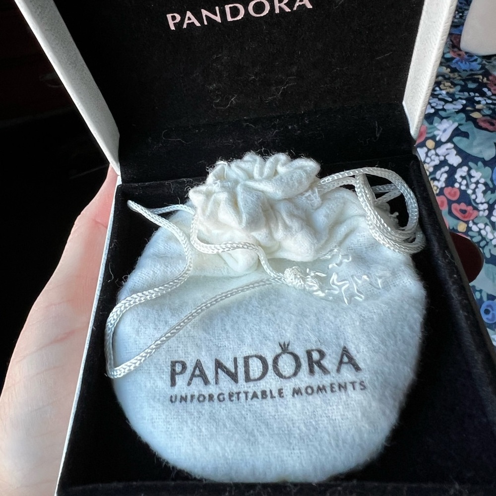 Pandora charm bracelet w/ 3 Charms